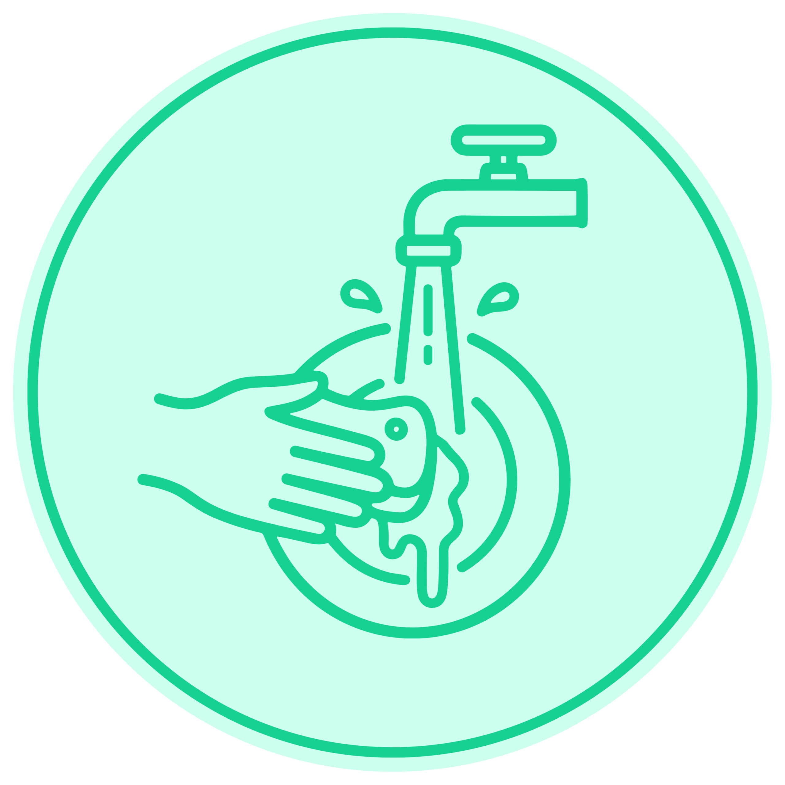 Hand-washed dishes